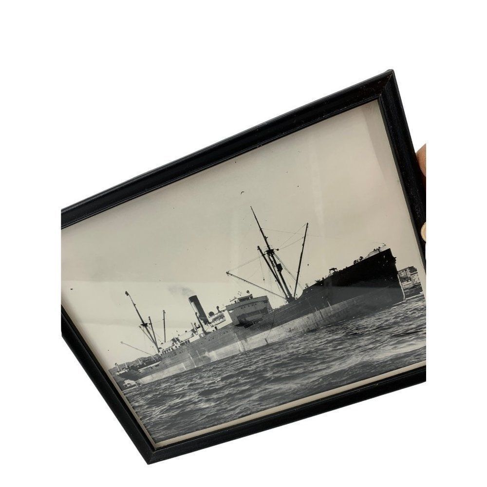 Vintage Picture Pacific Steamship North King 1940 Framed 8 x 10 0406